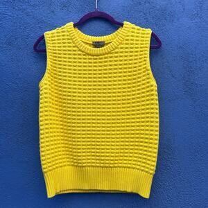 vince camuto yellow sweater vest